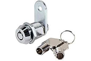 VENDING-WORLD MEI-Cam Lock-KA Vending Machine Lock 7/8" with Tubular Keyway and Chrome Finish, Keyed Alike, 1452