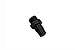 Tusrai 100 pcs Waterproof PG7 Cable Gland Connector Black Plastic Adjustable IP68 M12 Thread Cable Gland with Locknut Rubber Ring for 3.5-6mm Wire