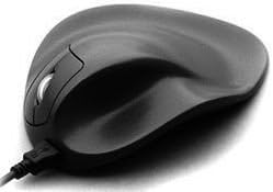 Hippus HandShoe Mouse Small Right Hand Black