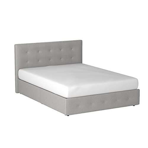 DHP Rose Upholstered Platform Bed with Underbed Storage Drawers and