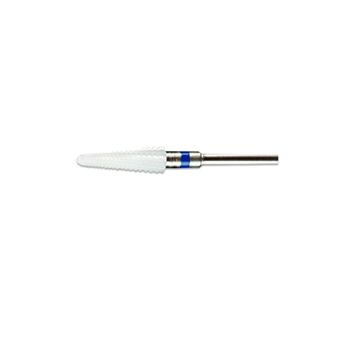 Pana Professional - Small Cone White Ceramic Bit 3/32" Shank Size - Nail Drill Bit for Dremel Machine