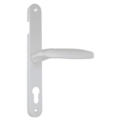 ASEC 68mm Lever UPVC Door Furniture With Snib - White