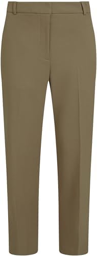Damen Stoffhose Core Slim Straight Fit, Braun (Tundra Brown), 40