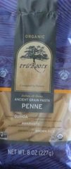 Truroots Organic Ancient Grains Penne Pasta, 8 Ounce -- 6 per case.