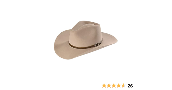 4X Buffalo Felt Seneca Western Hat 