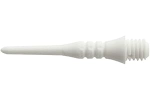 Target Darts Pixel Soft Tips - Pack of 50 Black/White/Orange/Yellow Plastic Dart Tips