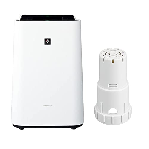 【セット買い】シャープ SHARP 加湿 空気清浄機 プラズマクラスター 7000 空気清浄 23畳 ホワイト KC-N50-W + 【純正品】 シャープ 加湿空気清浄機用 Ag+イオンカートリッジ FZ-AG01K1商品画像