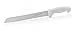 Bleteleh Scalloped Bread and Cake Kitchen Knife 8- inch stainless steel blade, White Polypropylene Handle