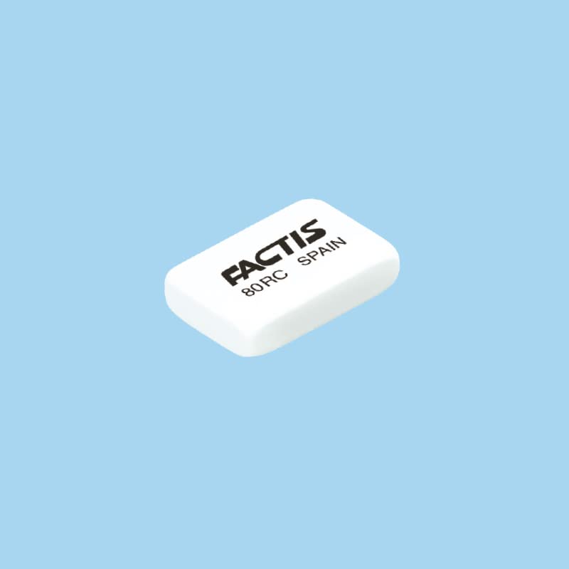 Box of 60 80RC FACTIS® Rectangular Erasers