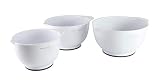 KitchenAid Classic Bowls, Mixing, White, Set of 3 - KC175OSWHA