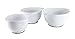 KitchenAid Classic Bowls, Mixing, Set of 3, White