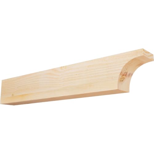 Ekena Millwork RFT04X06X36HUN00RDF Huntington Rough Sawn Rustic Wood Rafter Tai…