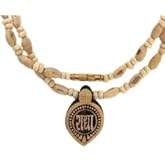Radha Naam Tulsi Mala Tulsi Mala Kanthi with Shree Radha Name Locket Wooden Chain Holy Basil Tulasi