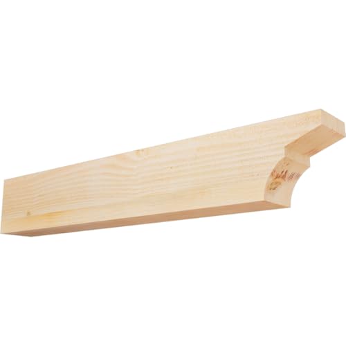 Ekena Millwork RFT04X06X36MON00RDF Monterey Rough Sawn Rustic Wood Rafter Tails…