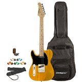 Sawtooth st-et-lh-bsb-kit-2 left handed electric guitar…