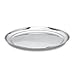 King International Stainless Steel Plates, stainless steel round dinner plate set of 4 pieces-30 cm, stainless steel dishes, dinner plates, camping plates set, stainless steel plates for kids