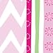 Bumkins Reusable Snack Bag Small 2 Pack, Ribbon & Pink Chevron (G9)