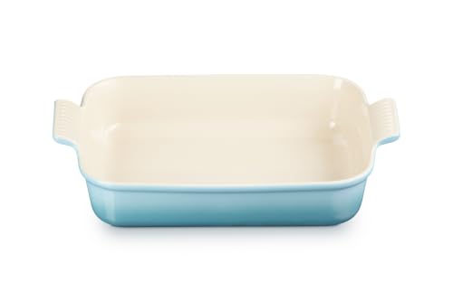 Le Creuset Heritage Rectangular Dish, Stoneware, 32 cm, 2.31 kg, Caribbean