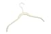 Finnhomy Sturdy 50 Pack Non-Slip Shirt and Dress Clothes Hangers Heavy Duty Slim-Line Velvet Hanger Beige with 10 Free Finger Clips