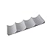 BESTONZON European Style Wine Rack Countertop Plastic Wine Bottle Display Mat Can Easy Stacker Storage Rack for Kitchen (Dark Grey)