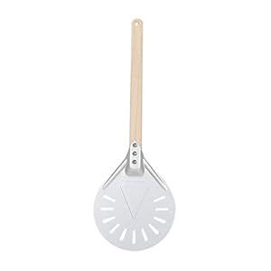 ZS ZHISHANG Perforated Pizza Peel 7/8/9″ Pizza Turning Peel for Homemade Pizza Bread Bakers