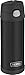 THERMOS FUNTAINER 16 Ounce Stainless Steel Vacuum Insulated Bottle with Wide Spout Lid, Black