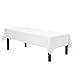 Gee Di Moda Rectangle Tablecloth - 60 x 126" Inch - White Rectangular Table Cloth for 8 Foot Table in Washable Polyester - Great for Buffet Table, Parties, Holiday Dinner, Wedding & More primary