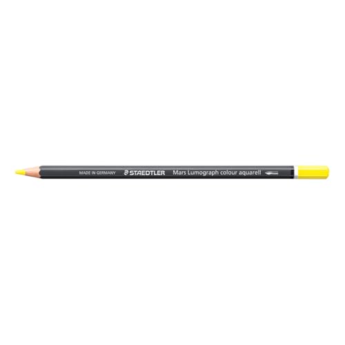 STAEDTLER Watercolour Pencil - Light Yellow - Mars Lumograph Colour Aquarell - Pack of 6, 104-10