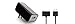 Griffin Technology PowerBlock for iPad, iPhone and iPod, 2.1 amp - Black