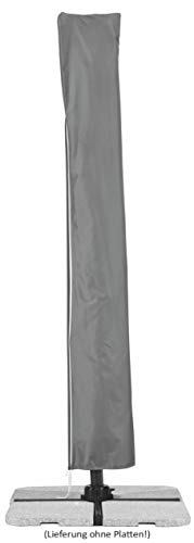 Schneider Sonnenschirm Rhodos Junior, natur, 270 x 270 cm quadratisch, 786-02, Gestell Alu/Stahl, Bespannung Polyester… – Bild 6
