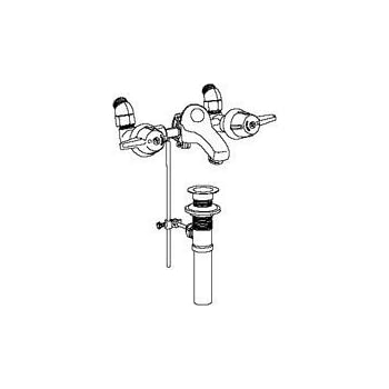Replacement Parts Valves Central Brass 1178 Da 2 Handle Slant