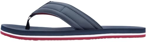 Herren Flip Flops Padded mit gepolstertem Riemen, Blau (Desert Sky), 43