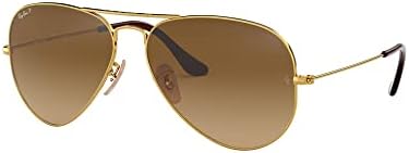 Amazon.com: Ray-Ban RB3342 Warrior Aviator Sunglasses  display picture 3