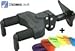 Hercules Wall-Mounted Guitar Hanger GSP39Wb + 6 Free Plectrums