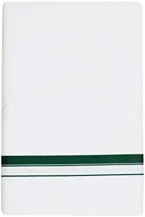 RIRO Men's Cotton White Single Dhoti/Sarong/Vesti With Color Borders_(Pack of 1)_Size : 2 Meter_Mode NO.102_PEPSI