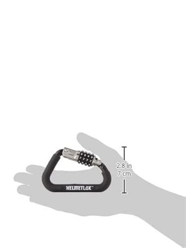 Helmetlok 4104 Carabiner Style Helmet Lock and Extension Black in