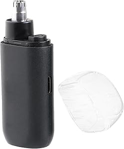 SQUADO Rechargeable Hair Clipper for Ear and Nose, Professional Grooming, USB Charging, Travel Size, Easy to Clean