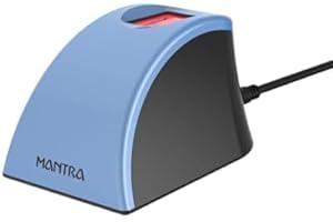 CABLES KART Mantra MFS 110 L1 Biometric Single Fingerprint Scanner | Aadhaar Authentication Device | Latest Updated RD Service | High Securety and Fast scanning | Reliable and Durable