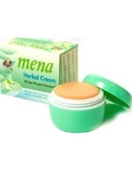 Mena Extra White Mineral Whitening Skin Brightening Cream 3g. Pack 2
