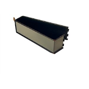 Click Here to See More Images Matfer Bourgeat 331283 Exopan Plain Meat Pie Mold, Gray