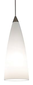 Image of Juno Lighting Group P45QJ-BRZ-FRT Tall Dome Quick Jack Adapter 1-Light Mini-Pendant and Frost Glass, Vintage Bronze Finish