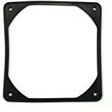 120mm Anti-Vibration Rubber Fan Gasket - Black (2-Pack)