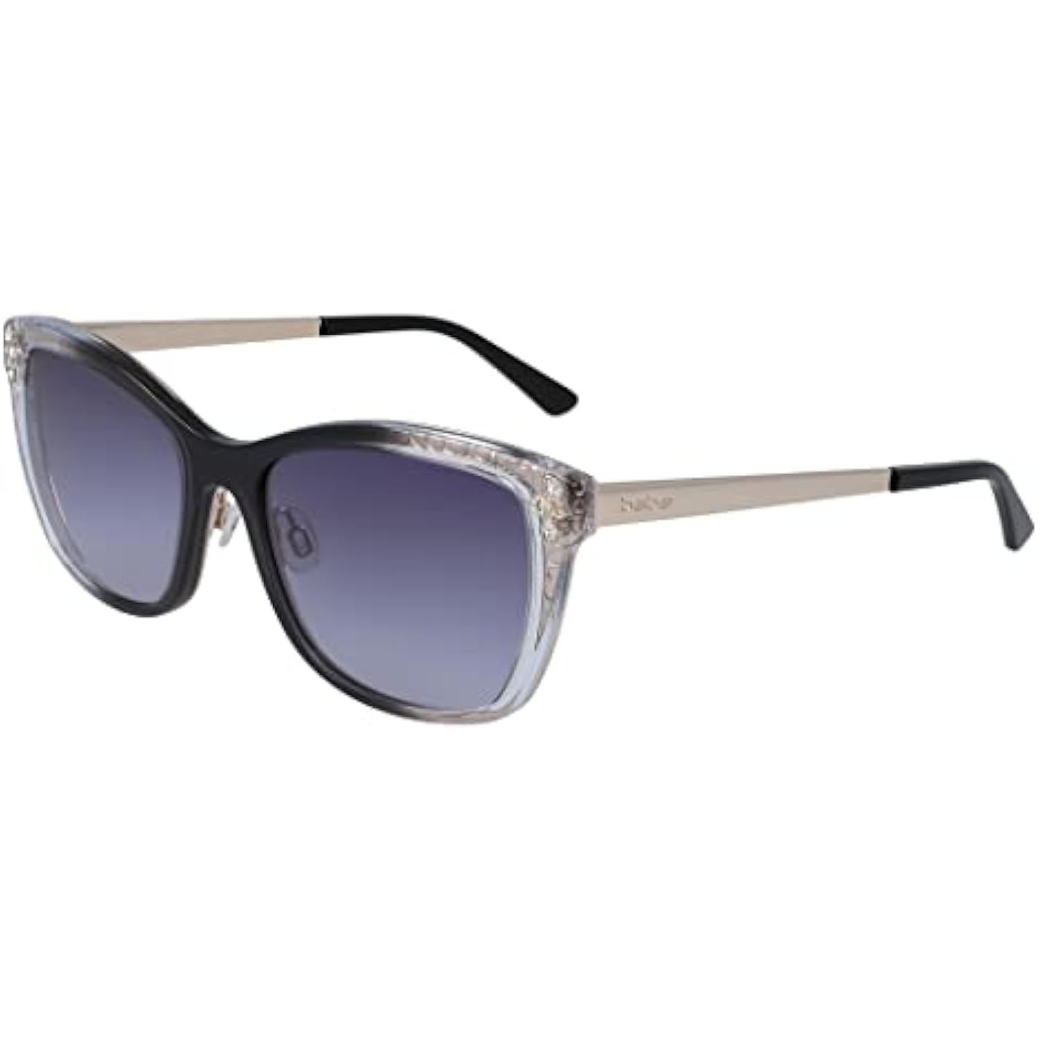 eye様 NEW Bebe BB 7214 001 Jet Gradient Sunglasses with Swarovski