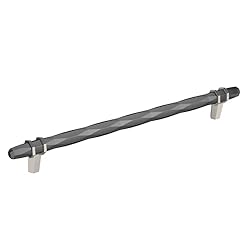 Amerock | Cabinet Pull | Black Chrome/Satin Nickel