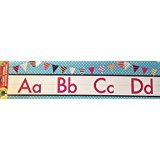 Teaching Tree Manuscript Alphabet Bulletin Back to School Board Set Creative Strips School Office Resources Scholastic Teacher Teacher's Bulletin Trim Wall Border Decal Classroom Decoration Set F