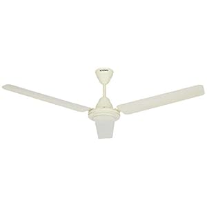 Amazon Brand – Solimo Swirl 1200mm Ceiling Fan (Ivory)