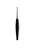Furls Odyssey Crochet Hook Nickel Plated Tip for Effortless Glide, Black Ergonomic Handle 7.0mm (L)