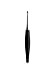 Furls Odyssey Crochet Hook Nickel Plated Tip for Effortless Glide, Black Ergonomic Handle 7.0mm (L)