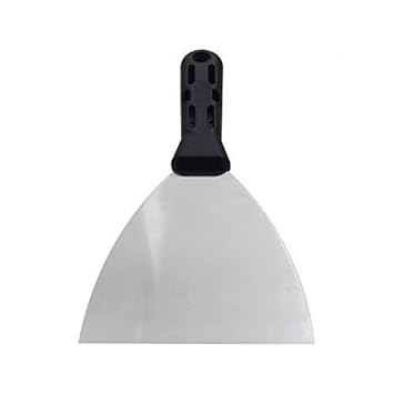 Kayra Decor Scrapper 4 Inch, Stainless Steel, Black Handle