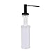 Matte White Built In Kitchen Sink Soap and Lotion Dispenser